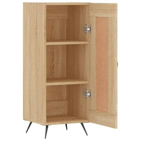 vidaXL Skänk sonoma-ek 34,5x34x90 cm konstruerat trä