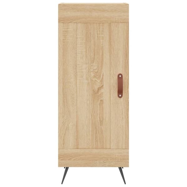vidaXL skænk 34,5x34x90 cm konstrueret træ sonoma-eg