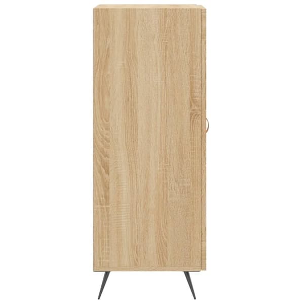 vidaXL skænk 34,5x34x90 cm konstrueret træ sonoma-eg
