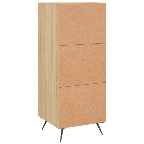 vidaXL skænk 34,5x34x90 cm konstrueret træ sonoma-eg