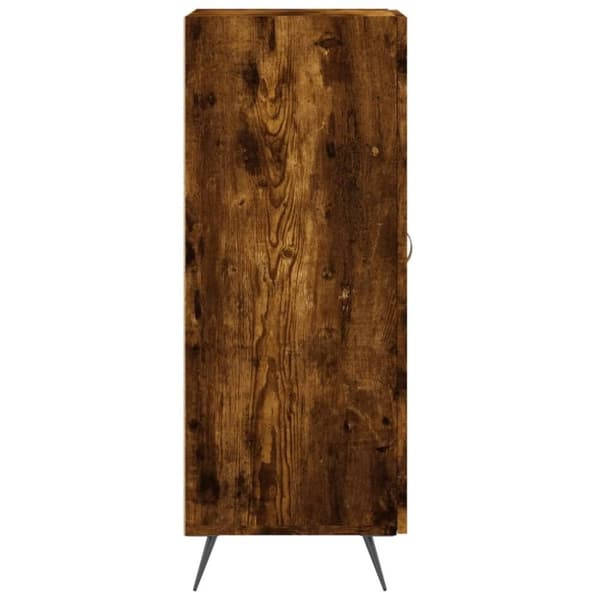 vidaXL Skjenk røkt eik 34,5x34x90 cm konstruert tre