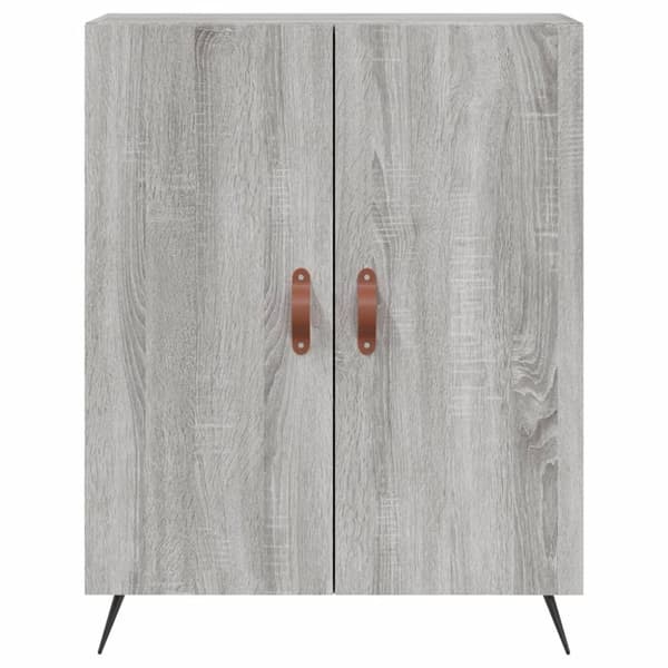 vidaXL højskab 69,5x34x180 cm konstrueret træ grå sonoma-eg