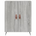 Miniatyrbilde 7 av 11: vidaXL Highboard grå sonoma 69,5x34x180 cm konstruert tre