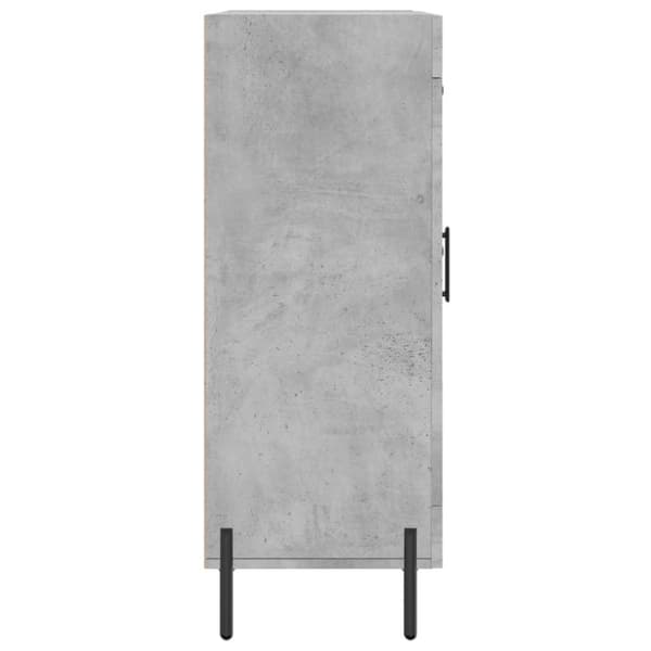 vidaXL Senkki betoninharmaa 69,5x34x90 cm tekninen puu