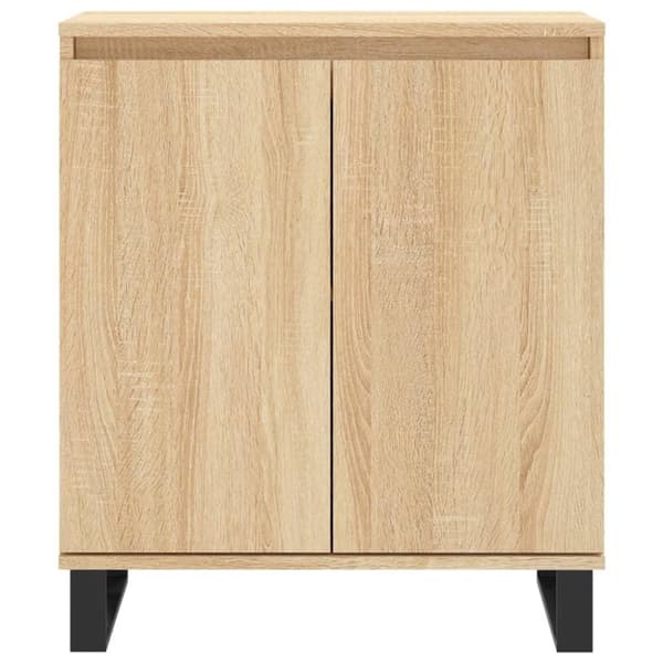 vidaXL skænk 60x35x70 cm konstrueret træ sonoma-eg