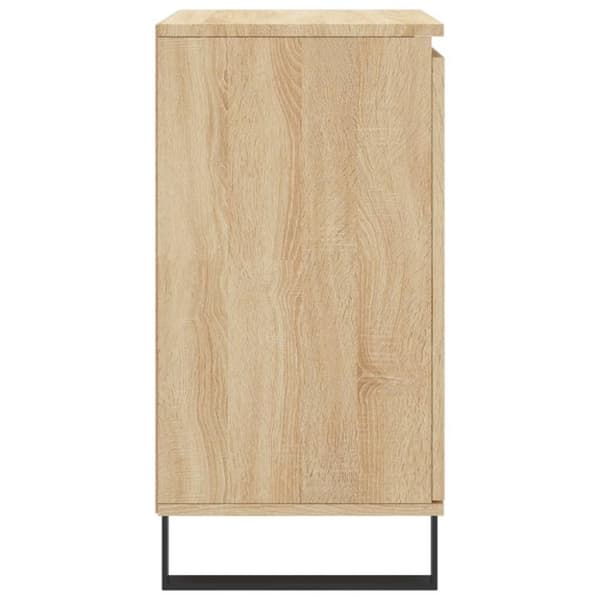 vidaXL skænk 60x35x70 cm konstrueret træ sonoma-eg