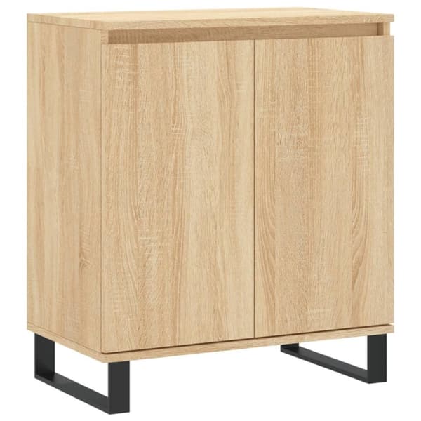vidaXL skænk 60x35x70 cm konstrueret træ sonoma-eg