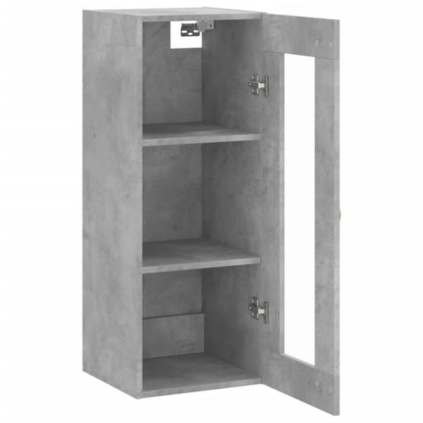vidaXL vægskab 34,5x34x90 cm betongrå