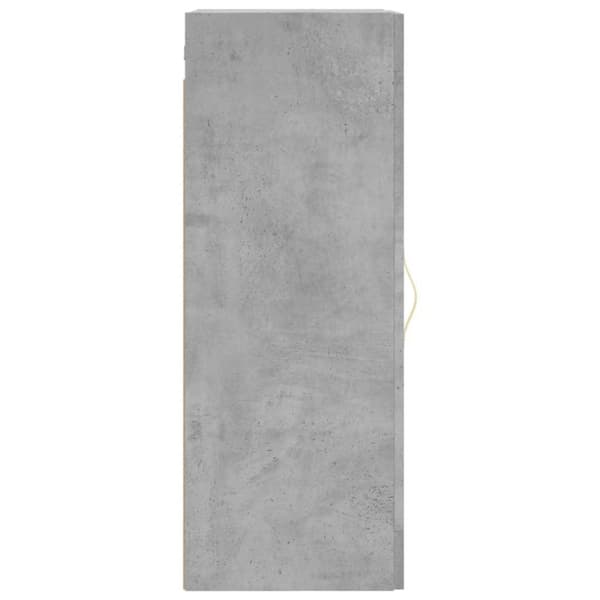 vidaXL vægskab 34,5x34x90 cm betongrå