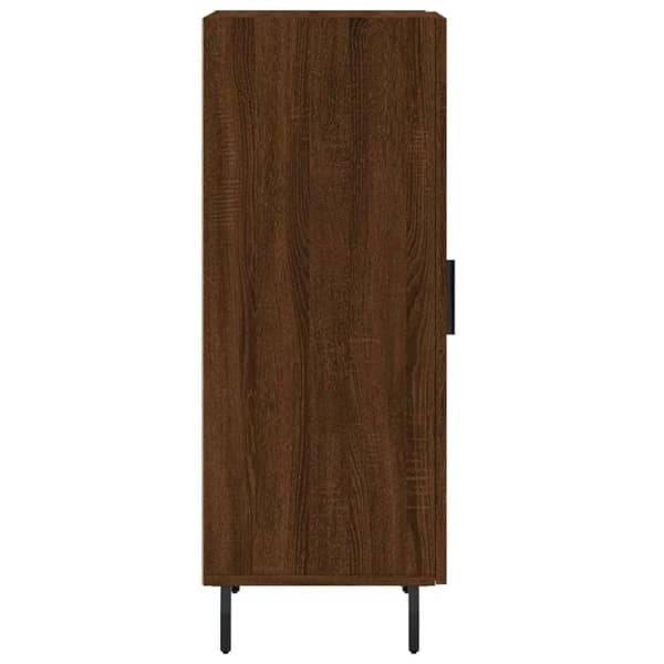 vidaXL skænk 34,5x34x90 cm konstrueret træ brun egetræsfarve