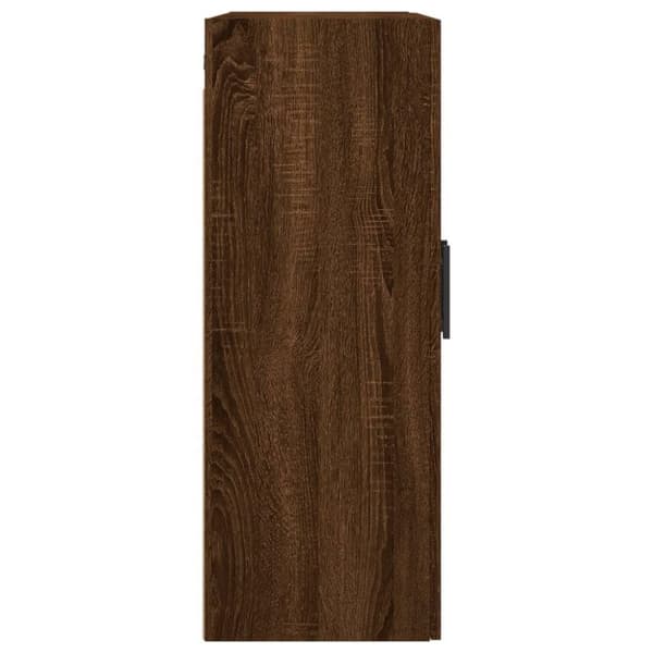 vidaXL vægskabe 2 stk. 69,5x34x90 cm brun egetræsfarve