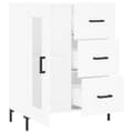 Miniatyrbilde 5 av 11: vidaXL Skjenk hvit 69,5x34x90 cm konstruert tre