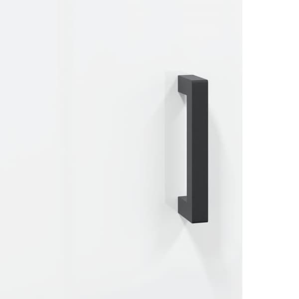 vidaXL skænk 69,5x34x90 cm konstrueret træ hvid højglans