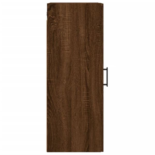 vidaXL Veggskap brun eik 34,5x34x90 cm