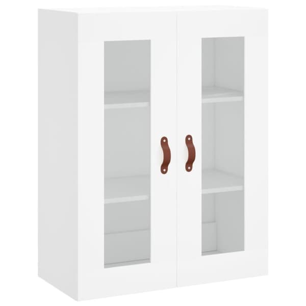 vidaXL væghængt skab 69,5x34x90 cm hvid