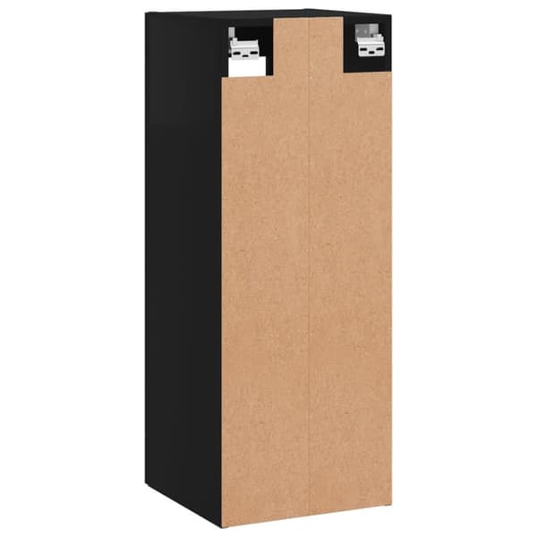 vidaXL Veggskap svart 34,5x34x90 cm