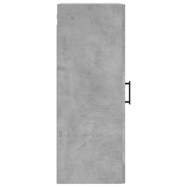 vidaXL Veggskap betonggrå 69,5x34x90 cm