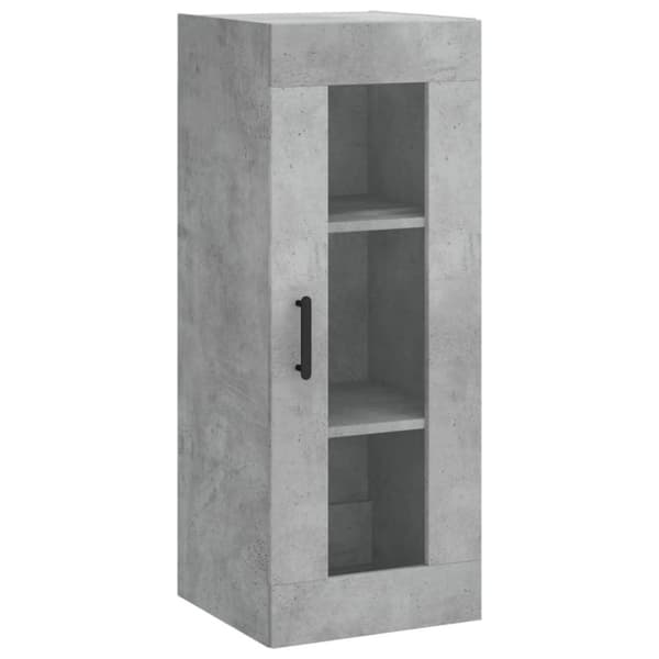 vidaXL vægskab 34,5x34x90 cm betongrå