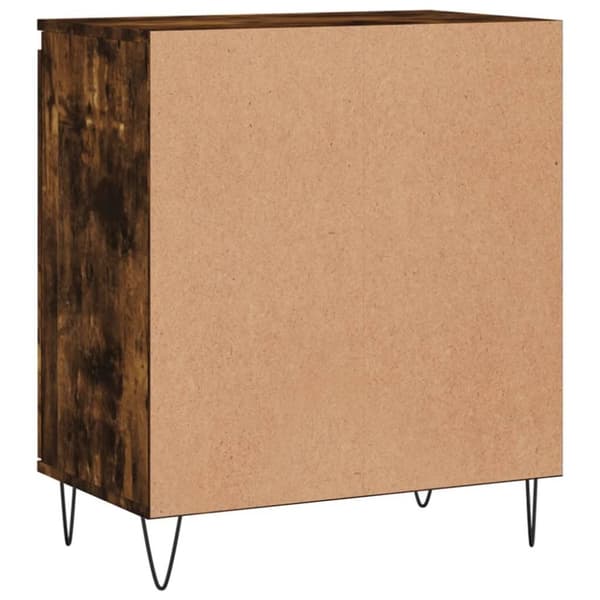 vidaXL skænk 60x35x70 cm konstrueret træ røget egetræsfarve