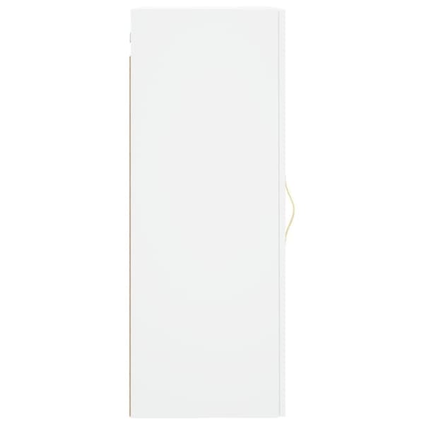 vidaXL Veggskap hvit 34,5x34x90 cm