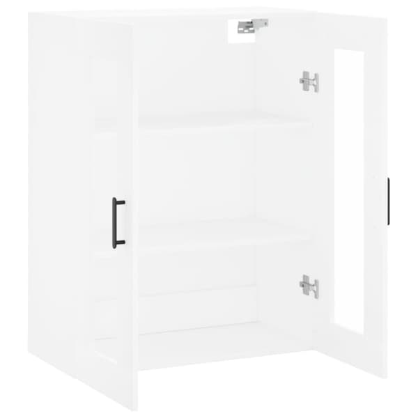 vidaXL Veggskap hvit 69,5x34x90 cm