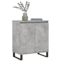 Pikkukuva 2 / 11: vidaXL Senkki betoninharmaa 60x35x70 cm tekninen puu