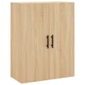 Miniatyrbillede 4 af 11: vidaXL vægskabe 2 stk. 69,5x34x90 cm sonoma-eg