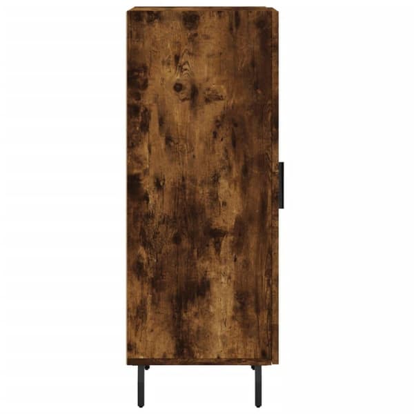 vidaXL Skjenk røkt eik 34,5x34x90 cm konstruert tre