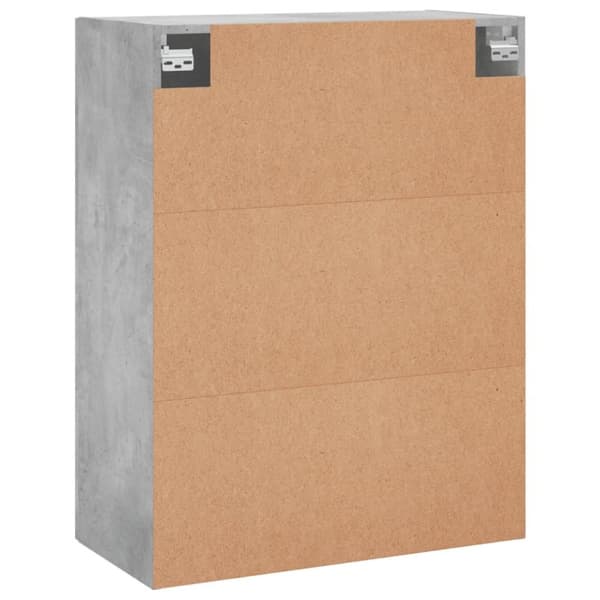 vidaXL vægskabe 2 stk. 69,5x34x90 cm betongrå