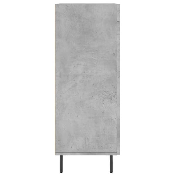 vidaXL Senkki betoninharmaa 69,5x34x90 cm tekninen puu