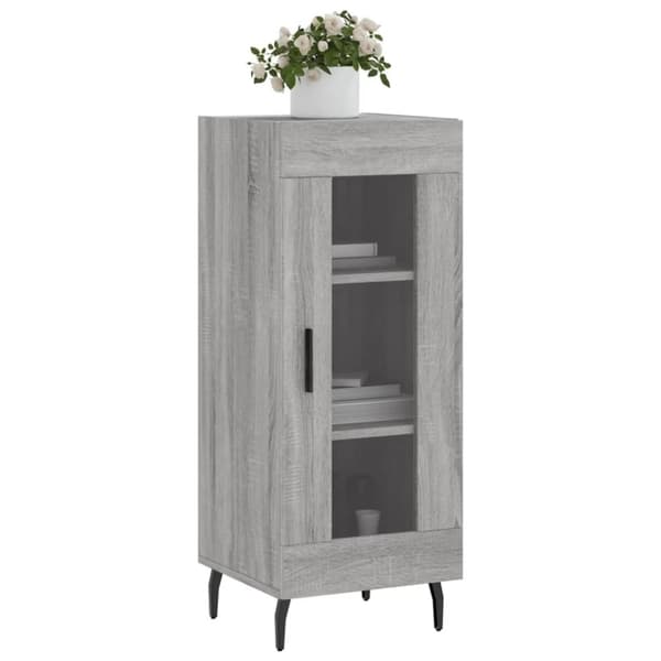 vidaXL Senkki harmaa Sonoma 34,5x34x90 cm tekninen puu
