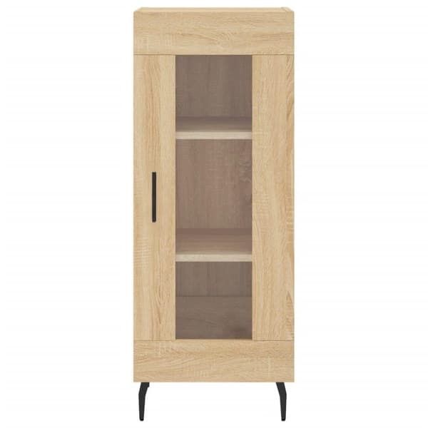 vidaXL skænk 34,5x34x90 cm konstrueret træ sonoma-eg