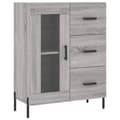Pikkukuva 1 / 11: vidaXL Senkki harmaa Sonoma 69,5x34x90 cm tekninen puu