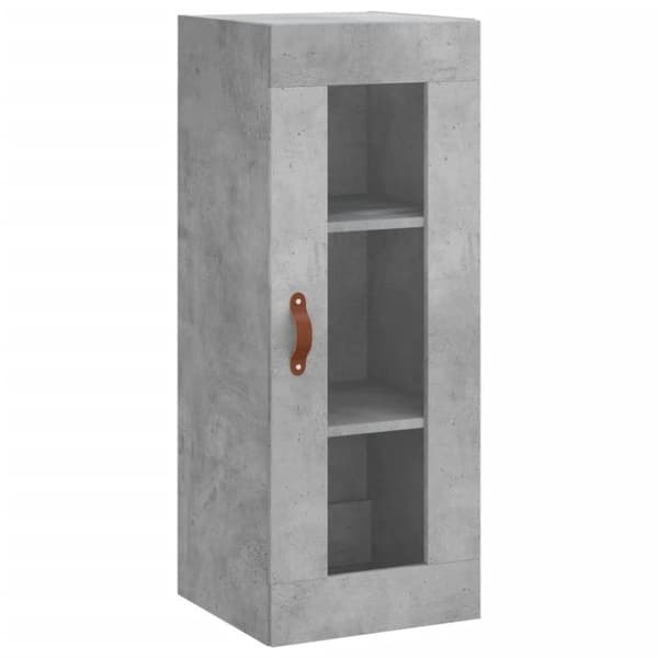 vidaXL vægskab 34,5x34x90 cm betongrå