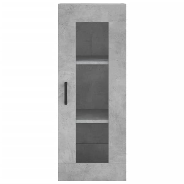 vidaXL Veggskap betonggrå 69,5x34x90 cm