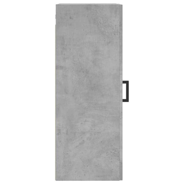 vidaXL Veggskap betonggrå 69,5x34x90 cm