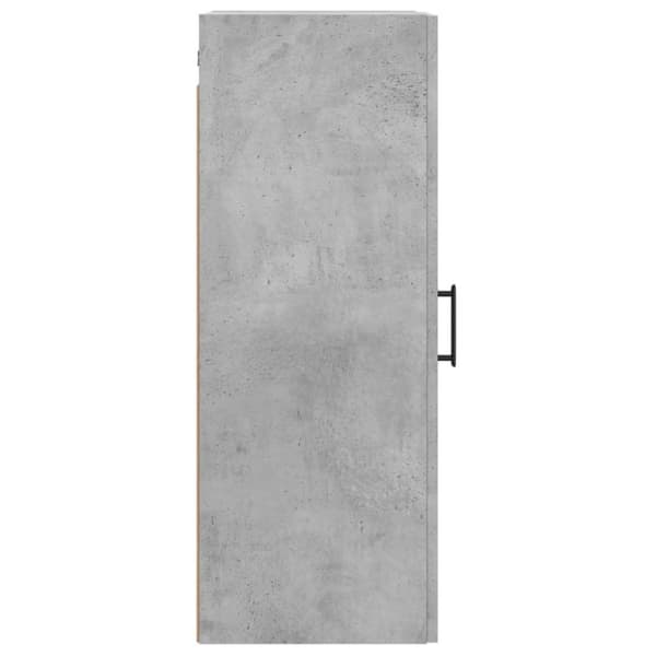 vidaXL Veggskap betonggrå 69,5x34x90 cm