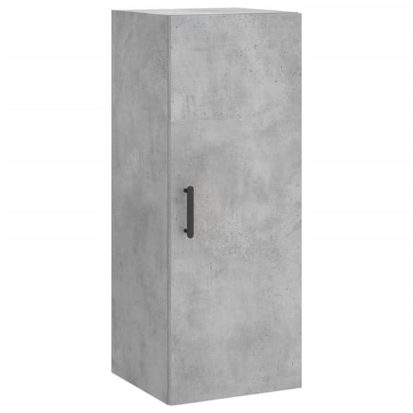 vidaXL Veggskap betonggrå 69,5x34x90 cm