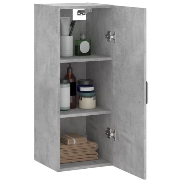 vidaXL vægskab 34,5x34x90 cm betongrå