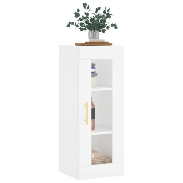 vidaXL vægskab 34,5x34x90 cm hvid
