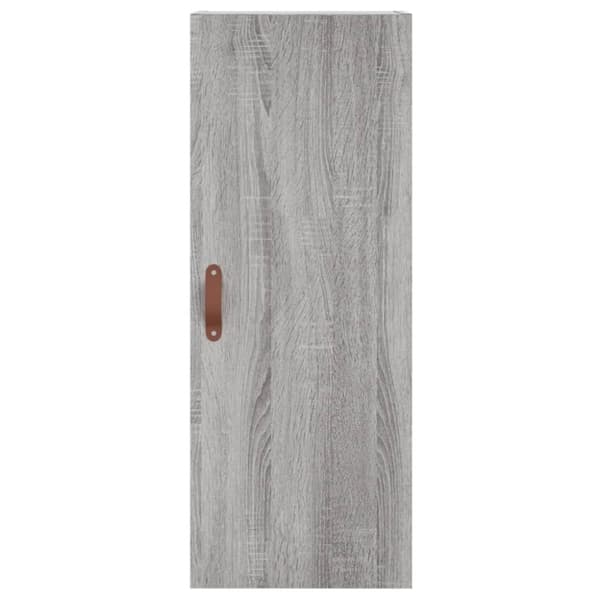 vidaXL vægskab 34,5x34x90 cm grå sonoma-eg