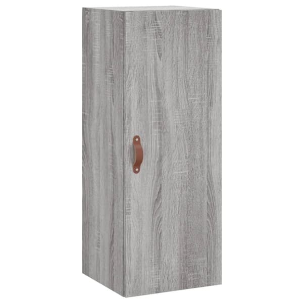 vidaXL vægskab 34,5x34x90 cm grå sonoma-eg