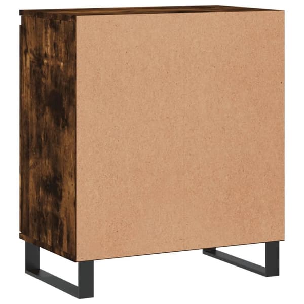vidaXL Skjenk røkt eik 60x35x70 cm konstruert tre