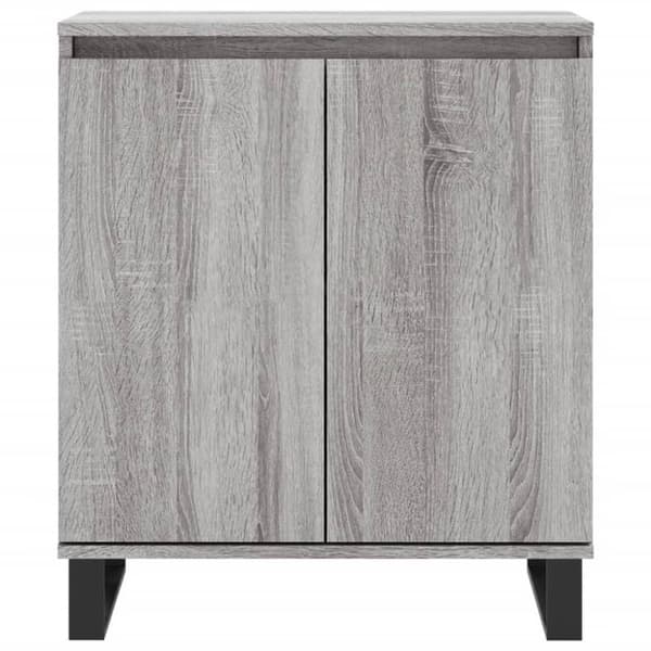 vidaXL Skjenk grå sonoma 60x35x70 cm konstruert tre