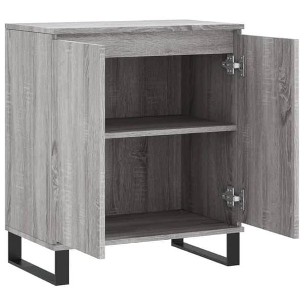 vidaXL Skjenk grå sonoma 60x35x70 cm konstruert tre