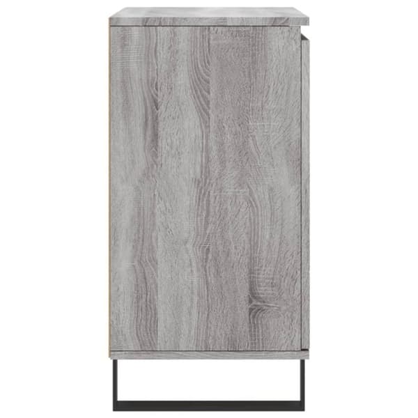 vidaXL Skjenk grå sonoma 60x35x70 cm konstruert tre
