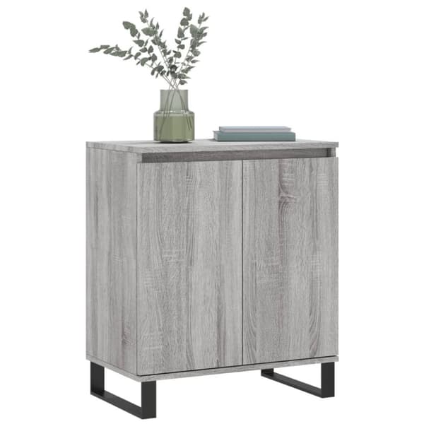 vidaXL Skjenk grå sonoma 60x35x70 cm konstruert tre