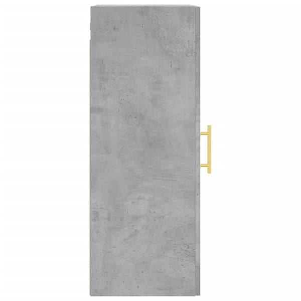 vidaXL Veggskap betonggrå 69,5x34x90 cm