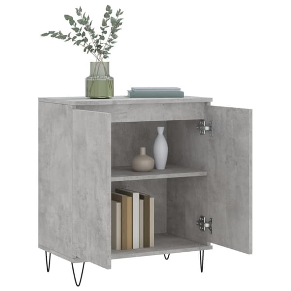 vidaXL skænk 60x35x70 cm konstrueret træ betongrå