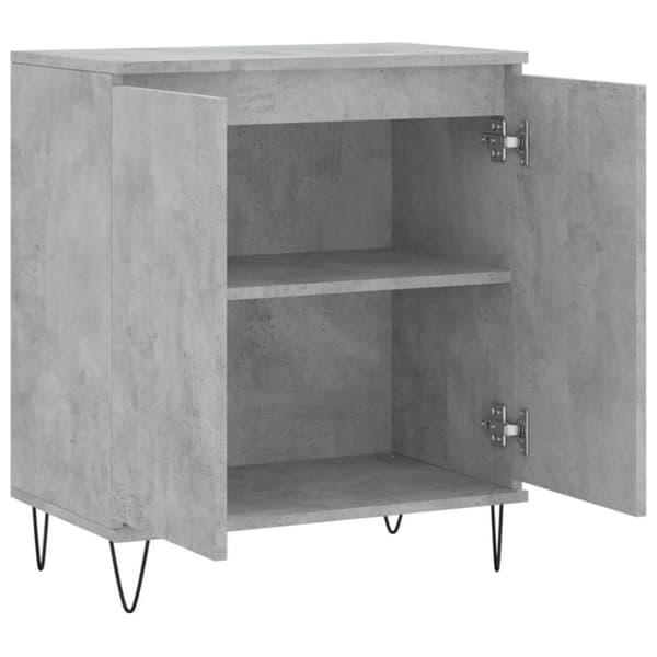 vidaXL skænk 60x35x70 cm konstrueret træ betongrå